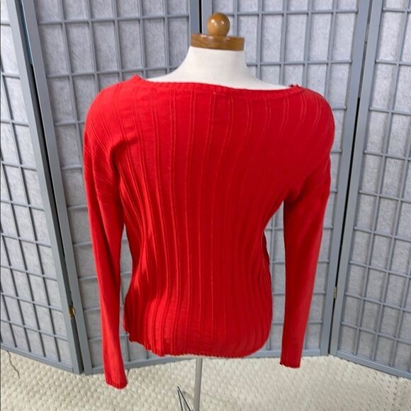 Tristan Scarlet Crew Neck Sweater - Picture 3 of 5